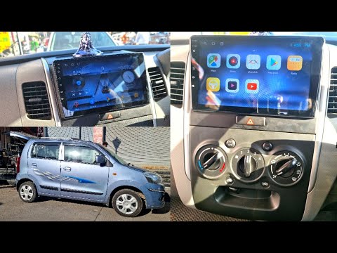 Car In Dash Touch Screen / Android Pannel / Tab Frame Only Suzuki Wagon-R 2018 9" Matt Black W/Wiring (China)