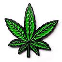 Car Universal Mono Plastic Diesel Logo Green/Black 01 Pc/Pack Poly Bag Pack Weed Logo (China)