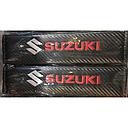 Seat Belt Covers (China) Pvc Material Carbon Suzuki Logo 02 Pcs/Set Fy-4806 Poly Bag Pack