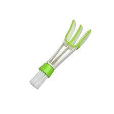 Car Interior Detailing / Cleaning Brush Small Size Plastic Material White/Green 01 Pc/Pack Standard Quality Poly Bag Pack (China)