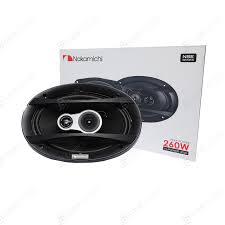 Car Speakers Nakamichi 6"*9" Oval Shape 3-Way Coaxial 260W Chc Universal Fitting 02 Pcs/Set Black Nse6918