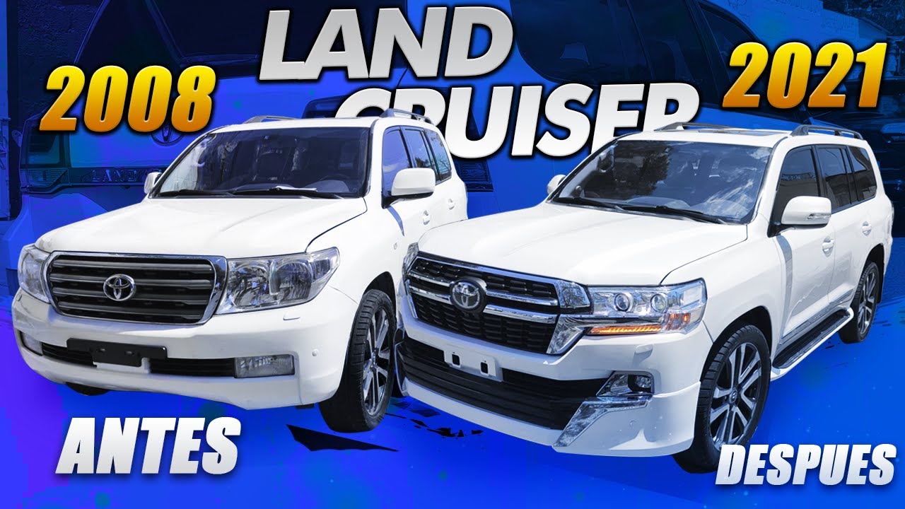 Conversion/Upgrade Kit Gbt Oem Design From Landcruiser 2008-2012 To Landcruiser 2021 Plastic Material Without Led Front + Back Sides W/Oem Design Grill W/Oem Lamps Not Painted (China)