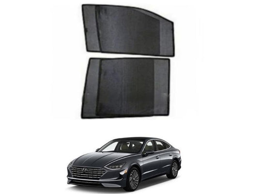 Car Curtain  Side Fix Hyundai Sonata 2021   Black 4Pcs