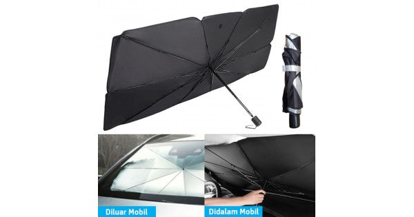 Car Curtain Front Foil Black Umbrella (China)