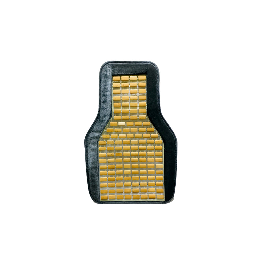 Car Seat Cushions Foam/Rectangle Beads Large Design Grey/Beige No Value Required Standard Quality 01 Pc/Pack (China)