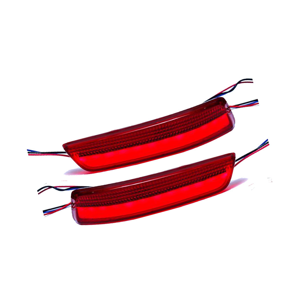 Car Rear Bumper Lamps Toyota Corolla 2012 Oem Fitting Lexus Design Red Led 02 Pcs/Set Box Pack (Pakistan)