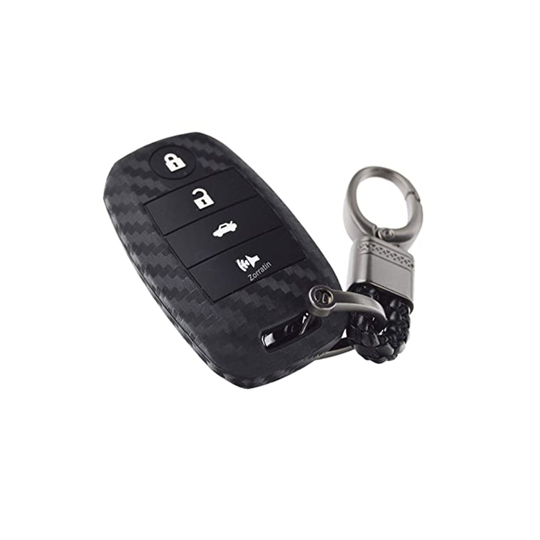 Car Remote Key Cover/Casing Plastic Casing W/Keychain Kia Sportage 2020 Alpha No Logo Black Plastic Box Pack 2109 (China)