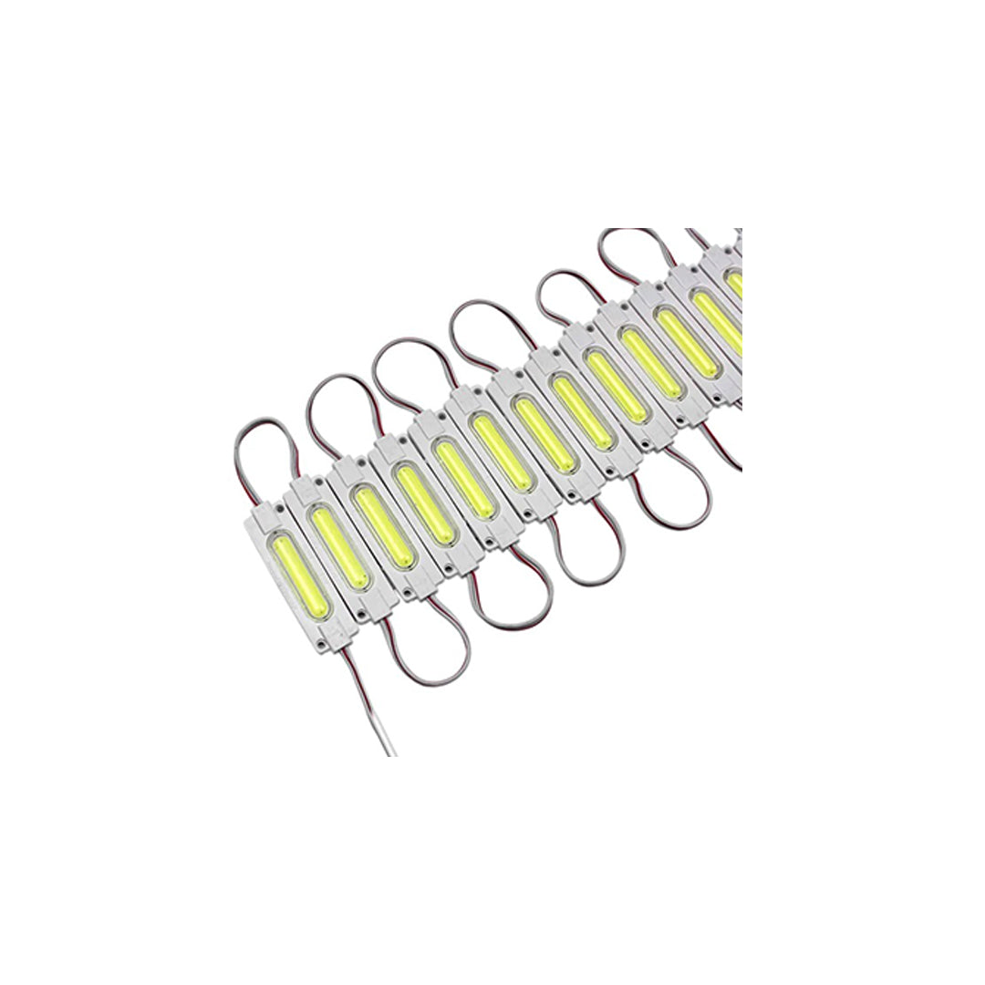 Car Exterior Led Panel Plastic Housing White Rectangle Shape 01 Pc/Set Poly Bag Pack 01 Pc/Pack 1369 (China)
