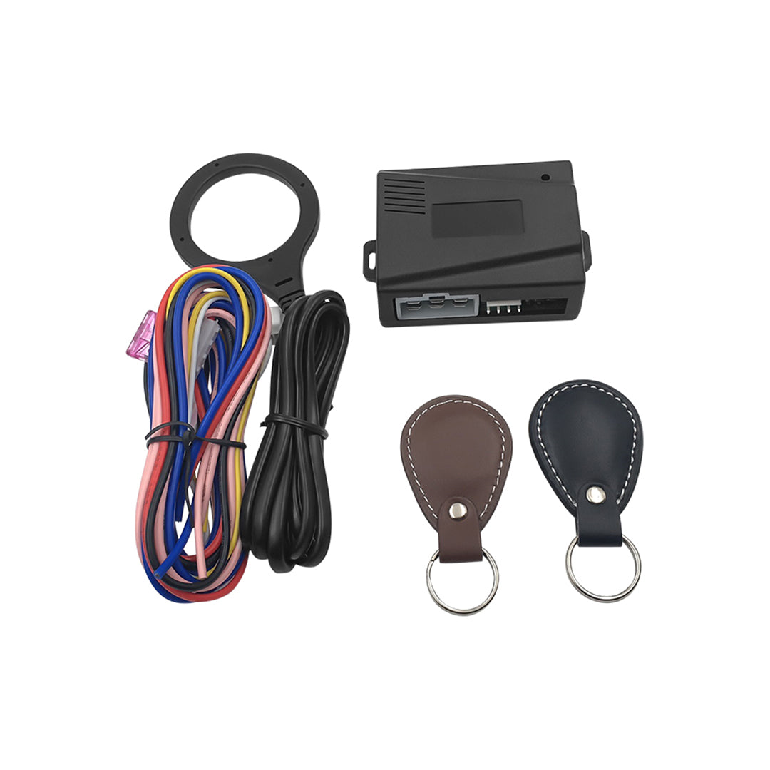 Car Anti-Theft System/Immobilizer W/Keyless Entry Function With Rfid Remote Black Colour Box Pack (China)