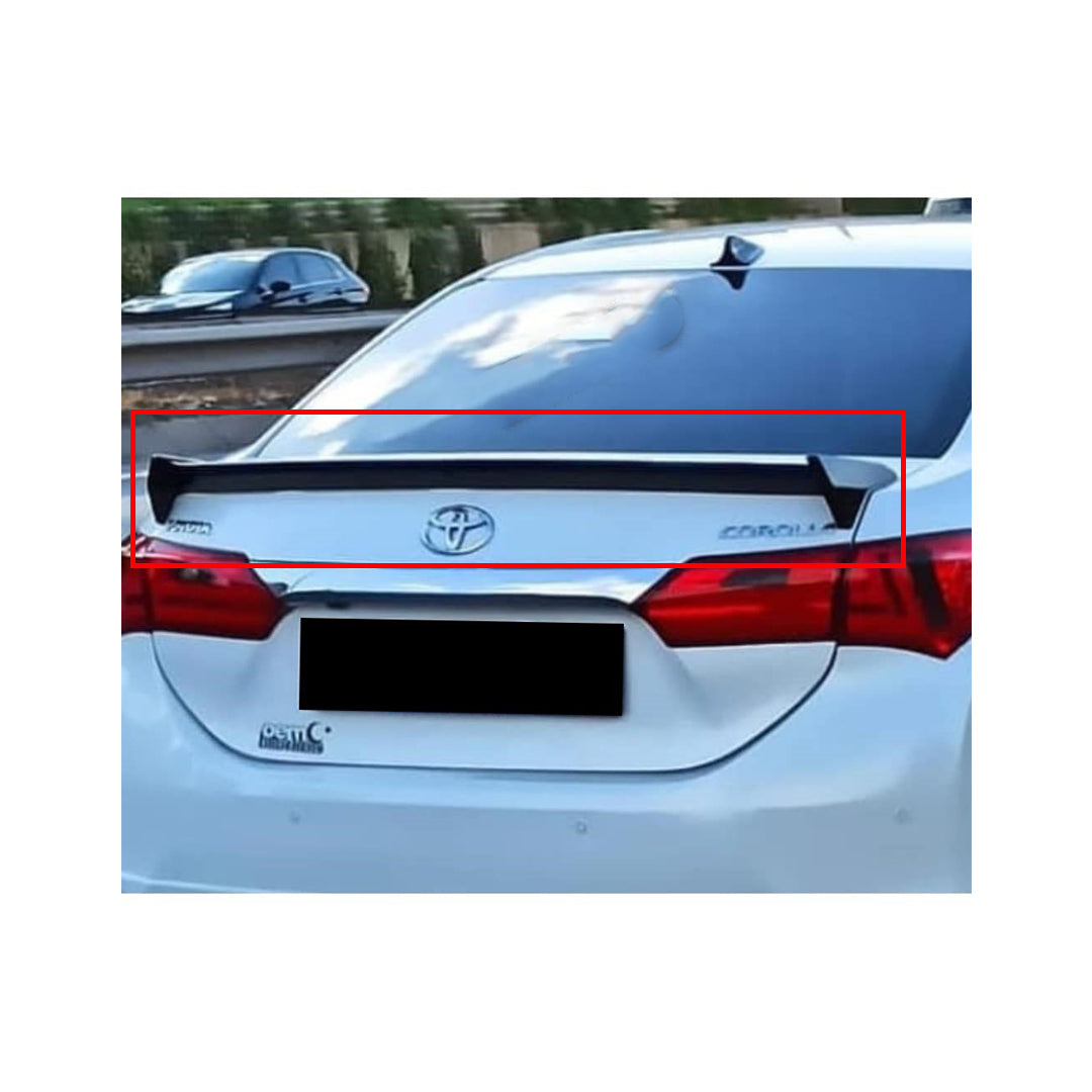 Car Spoiler Trunk Type Toyota Corolla 2018 Wing Style Plastic Material Screw Type Fitting Not Painted (China)