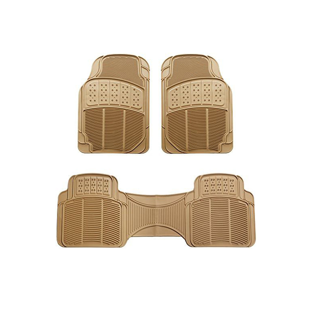 Car Floor Mat Pvc Material Universal Fitting Standard Quality Black Pvc 03 Pcs / Set Poly Bag Pack Fy-302 (China)