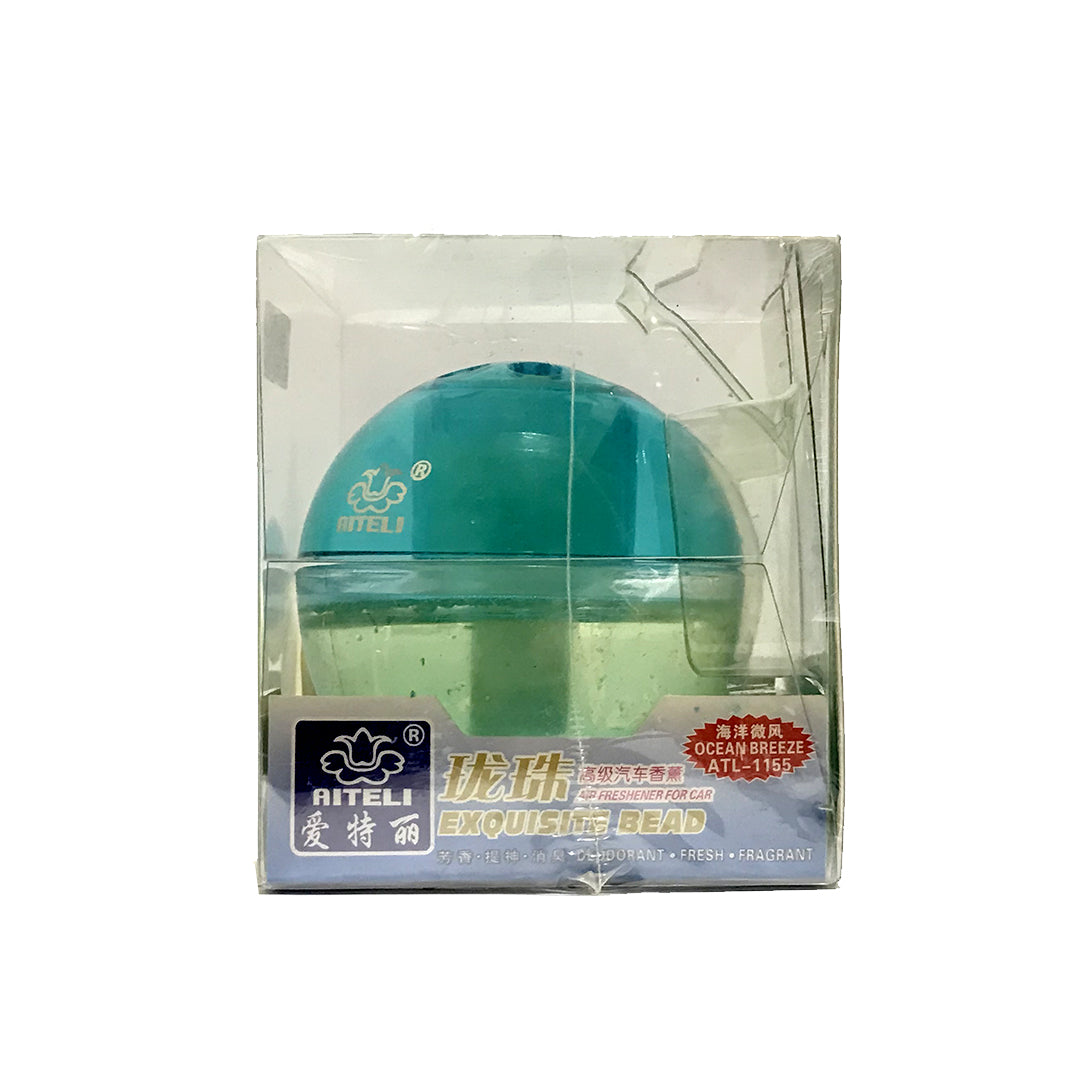 Car Perfume Plastic Bottle Type Aiteli Blue Housing Ocean Breeze 45Ml Blister Pack Exquisite Bead Atl-1155 (China)