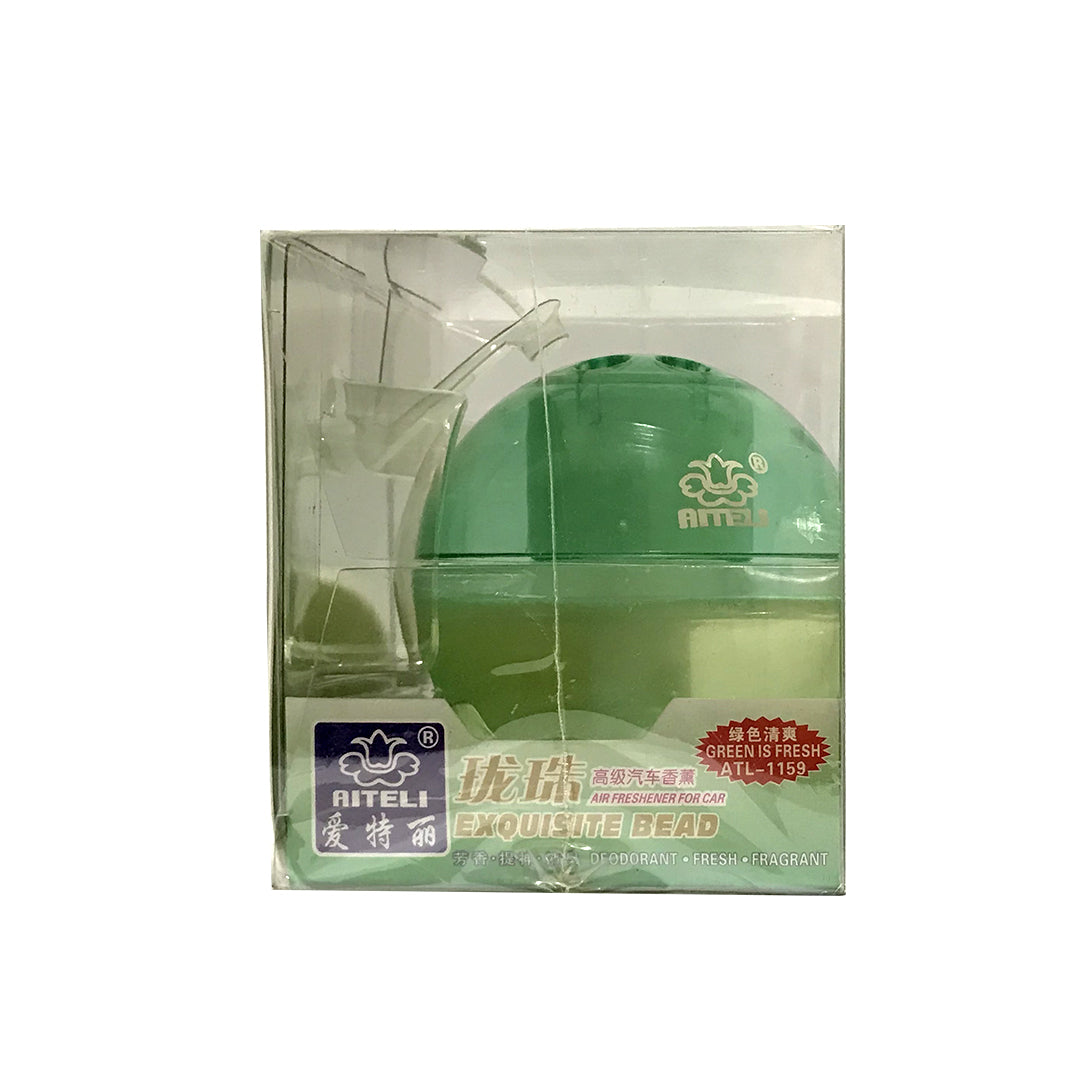Car Perfume Plastic Bottle Type Aiteli Green Housing G/Lemon 45Ml Blister Pack Exquisite Bead Atl-1159 (China)