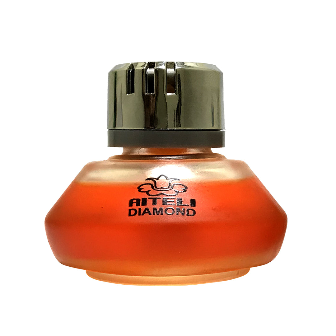 Car Perfume Glass Bottle Aiteli Orange/Chrome Housing Cologne 65Ml Blister Pack Yalijia Da-340 (China)