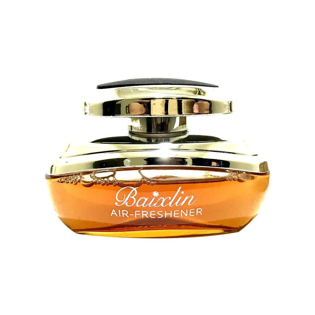 Car Perfume Glass Bottle Baixianglin Chrome Housing Orange Fragrance 100Ml Blister Pack Fy-7323 Fy-7323 (China)