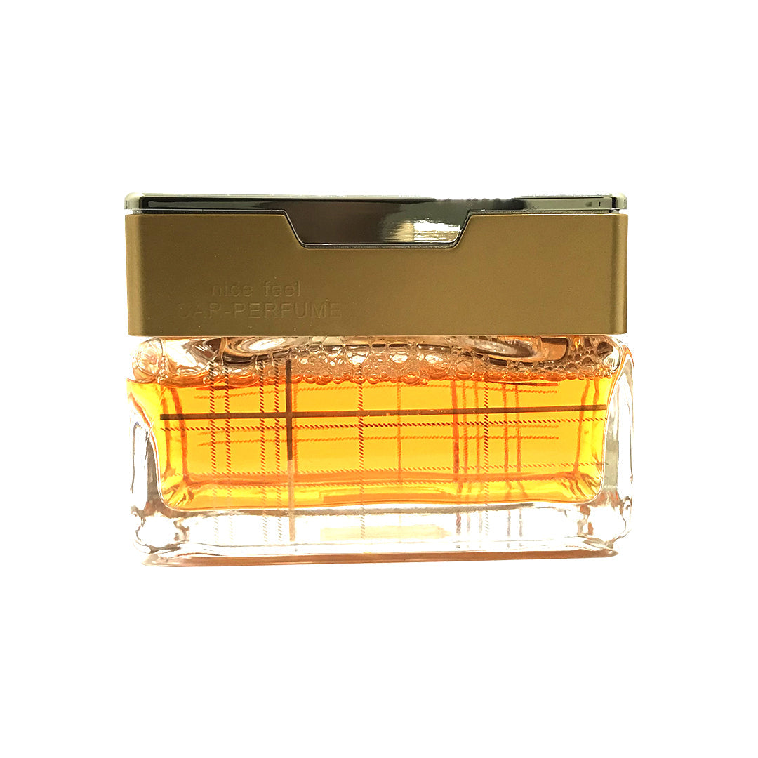 Car Perfume Glass Bottle Humor Orange/Chrome Housing Nice Feel 60Ml Blister Pack Fy-7310 (China)