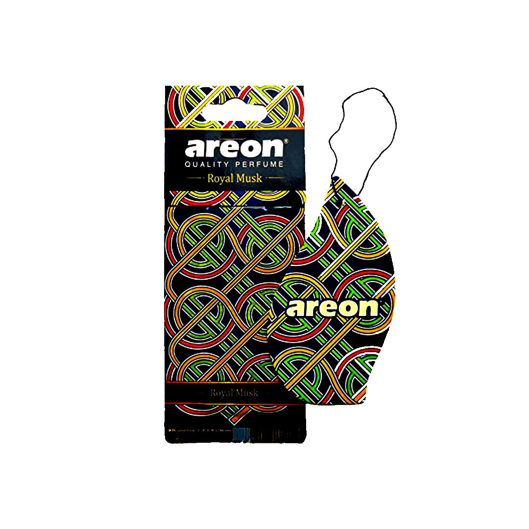Paper Card Perfume Areon Royal Musk Coloured Card Pack Mo06 (Bulgaria)
