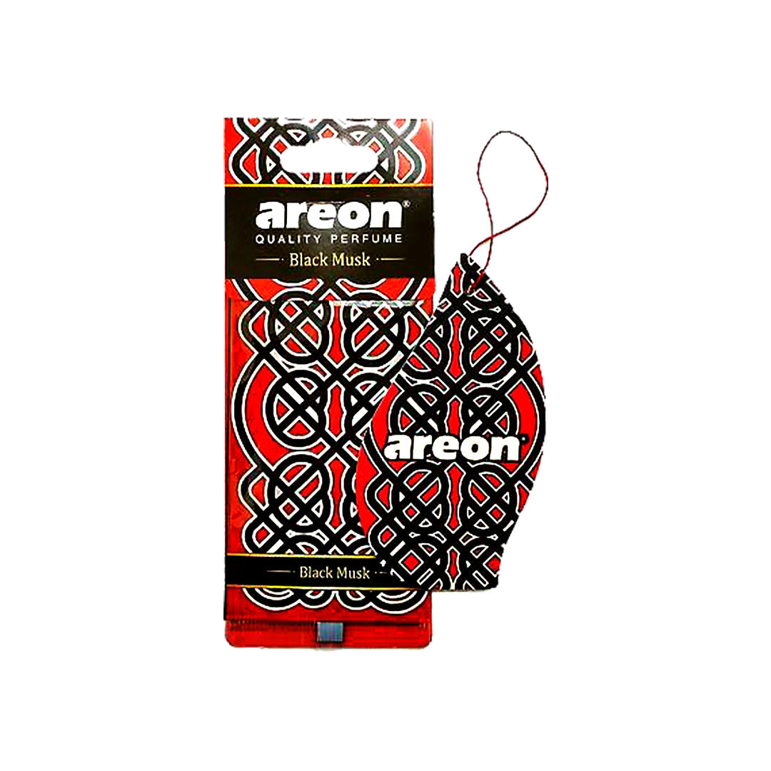 Paper Card Perfume Areon Black Musk Coloured Card Pack Mo02 (Bulgaria)