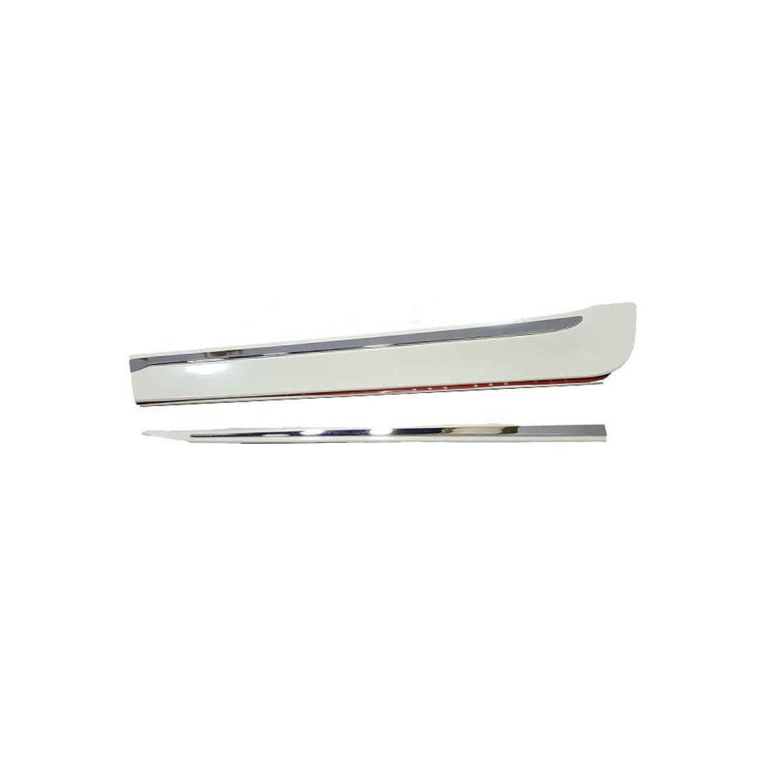 Chrome Door Molding Tape Type Fitting Toyota Corolla 2018 Off White 04 Pcs/Set (China)