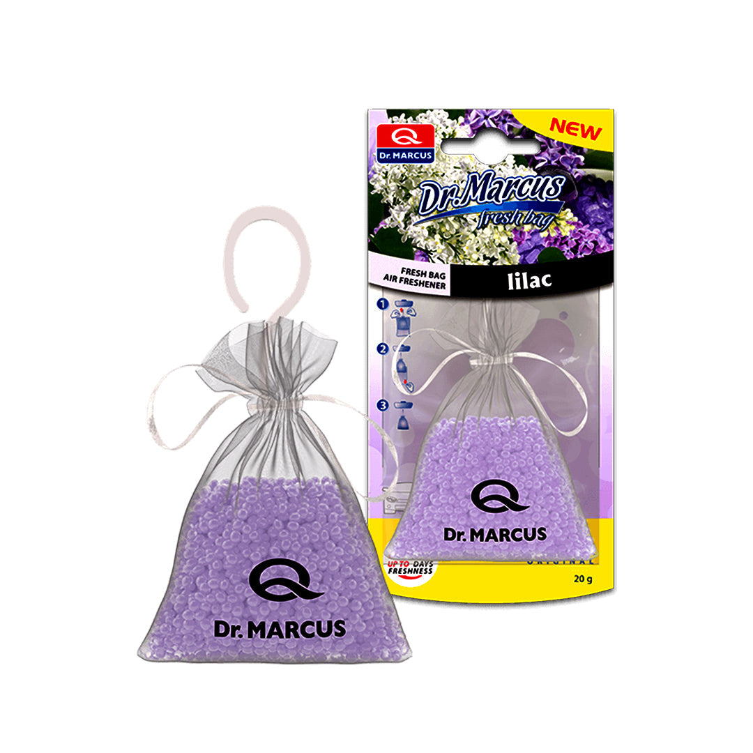 Car Perfume Hanging Bag Dr Marcus Lilac 20G Polybag With Insert Card Pack (Eu)