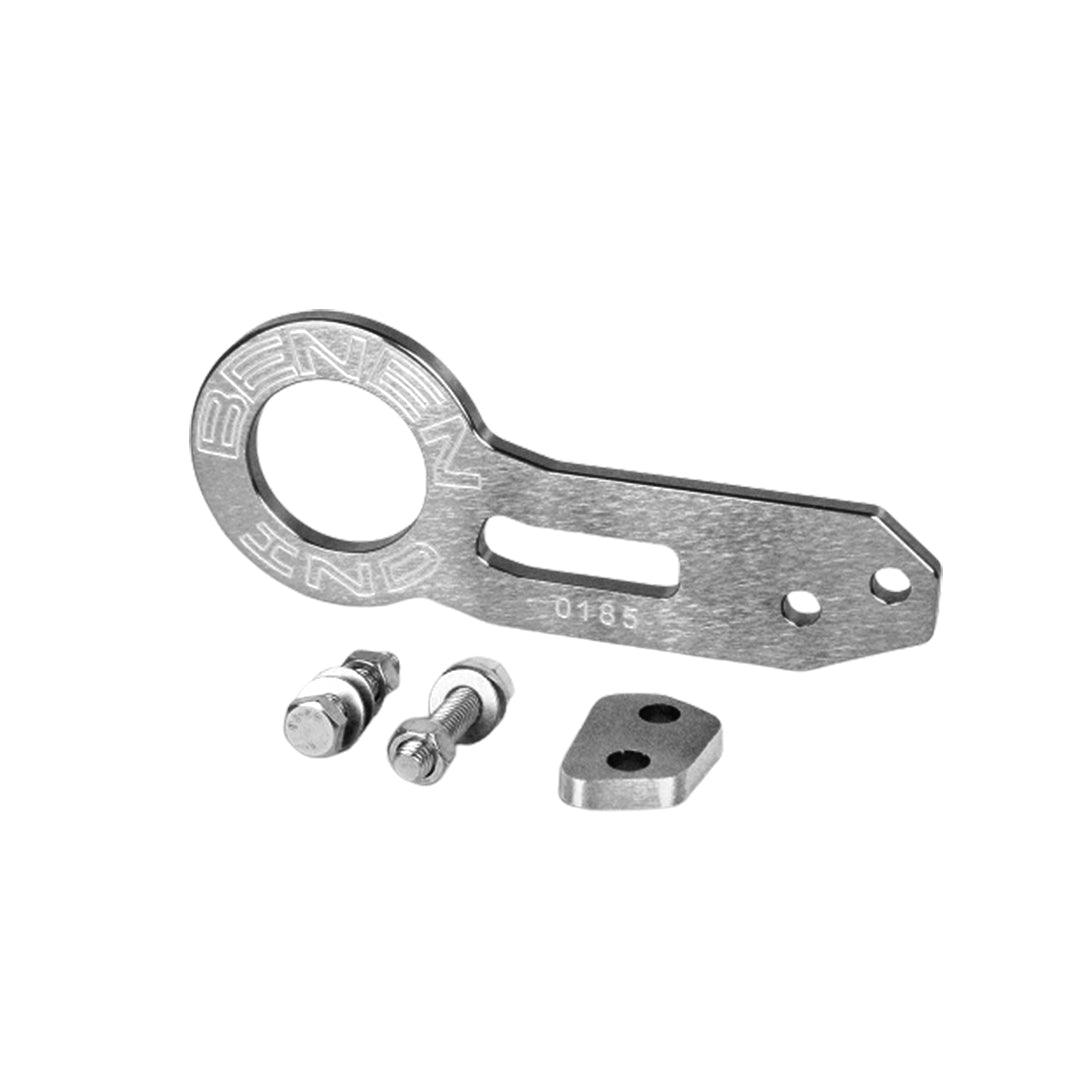 Decorative / Dummy Towing Hook Rear Side Fitting Metal Material Universal Fitting Silver Premium Quality Colour Box Pack Fy-2168 (China)