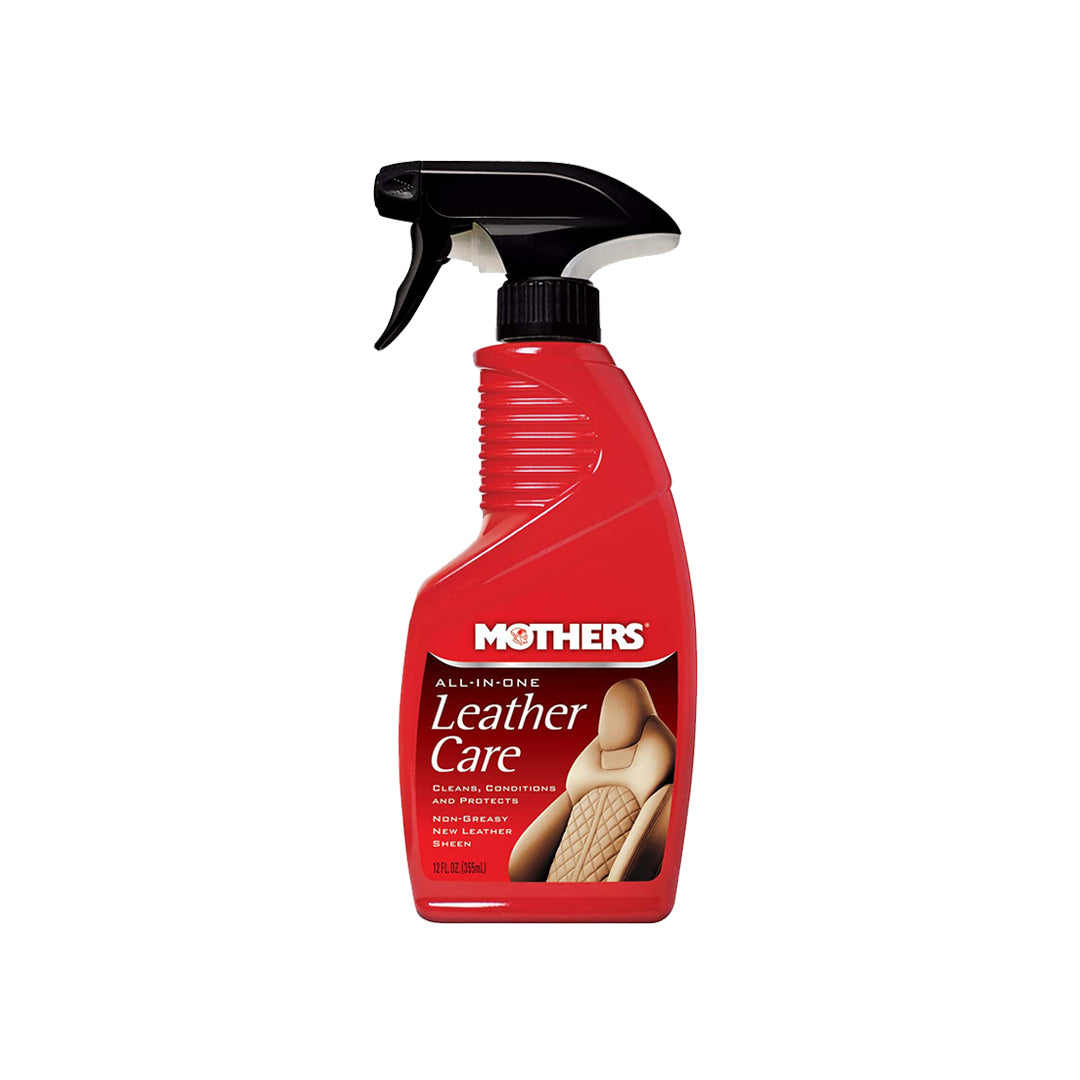Leather Polish Mothers Plastic Bottle Pack 355Ml All-In-One Leather Care 06512 (Usa)