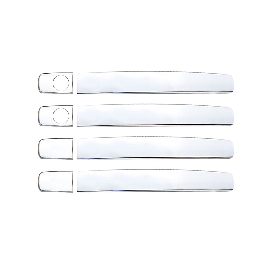 Chrome Handle Covers Half Steel Tape Type Fitting Toyota Prado 2018 Chrome 08 Pcs/Set 636D-Fj150-10 (Taiwan)