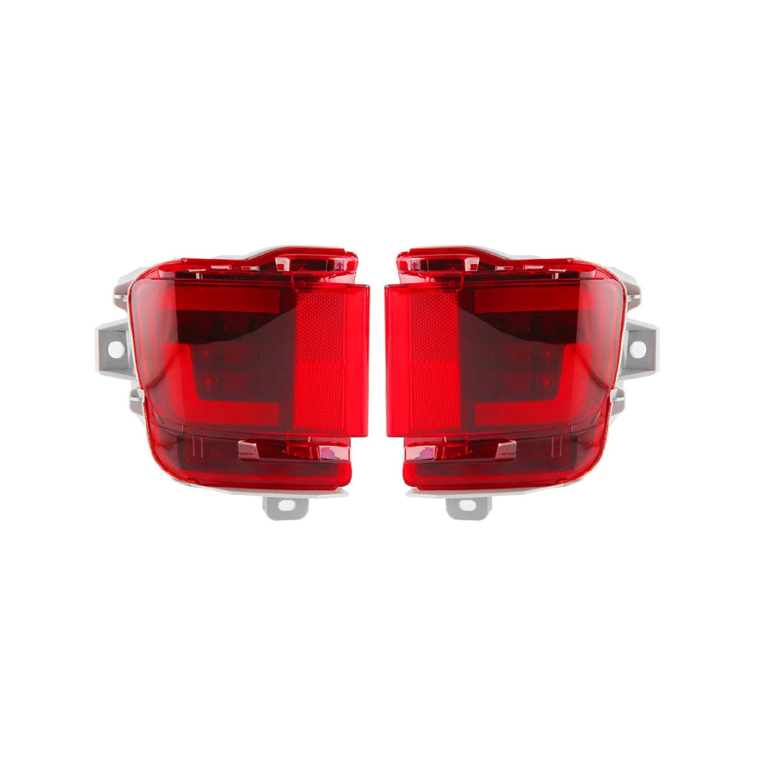 Car Rear Bumper Lamps Toyota Landcruiser Fj-200 2008-2021 Oem Fitting Audi-A Design Red Led 02 Pcs/Set Box Pack Parking+Brake Function+Flashing (China)