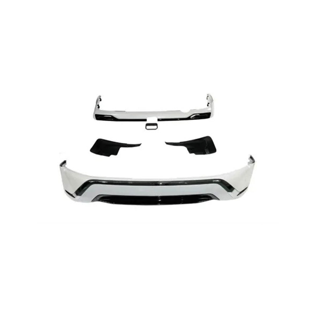 Body Kit 4X4 Only Back Side Toyota Land Cruiser 2016-2021 Middle East Design Plastic Material Without Light 01 Pc/Set Solid White Colour (Taiwan)
