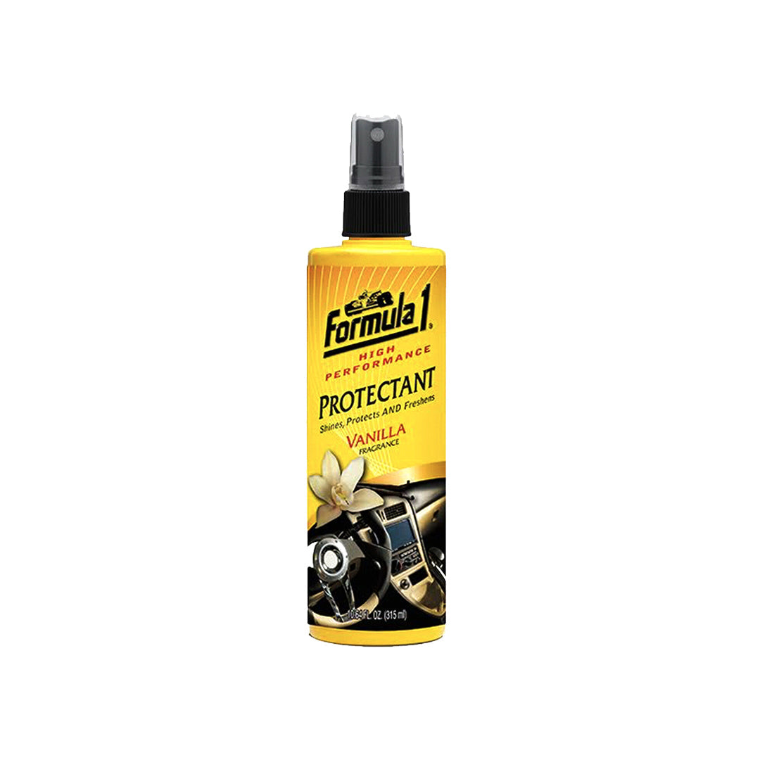 Car Dashboard Polish Formula-1 Vanilla Plastic Bottle Pack 295Ml Protectant Shine Protects And Freshens 712600 (Usa)