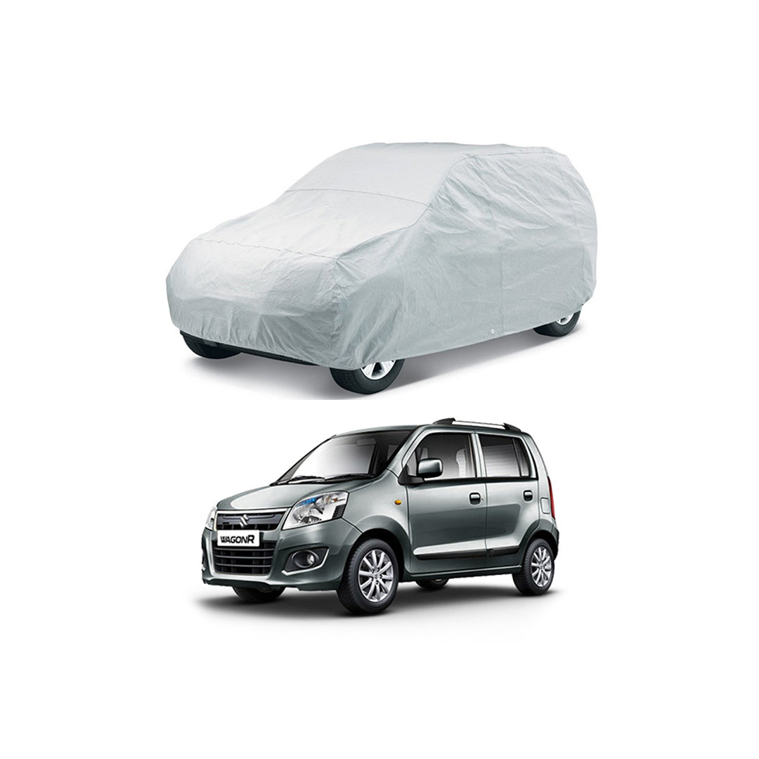 Car Anti-Scratch / Dust Proof / All Weather Proof Top Cover Pvc Material Medium Size Grey Standard Quality Zipper Bag Pack Fy-06 (China)