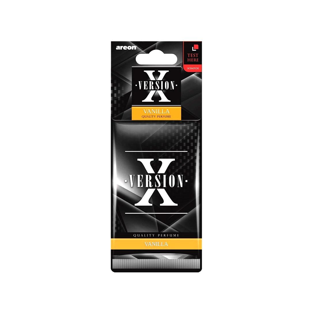 Paper Card Perfume Areon Vanilla Coloured Card Pack Axv02 (Eu)
