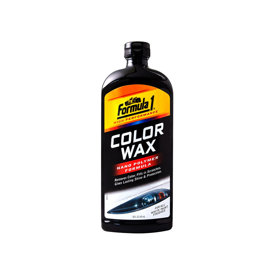 Car Body Polish Formula-1 Cream Based Plastic Bottle Pack 473Ml Color Wax White Paint Finishes 615493 (Usa)