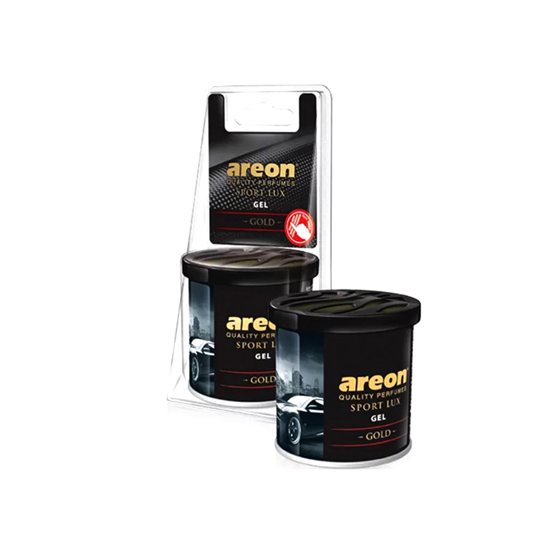 Car Perfume Tin Can Gel Large Areon Gold Fragrance 80G Tin Can Pack Sport Lux Gsl01 (Bulgaria)