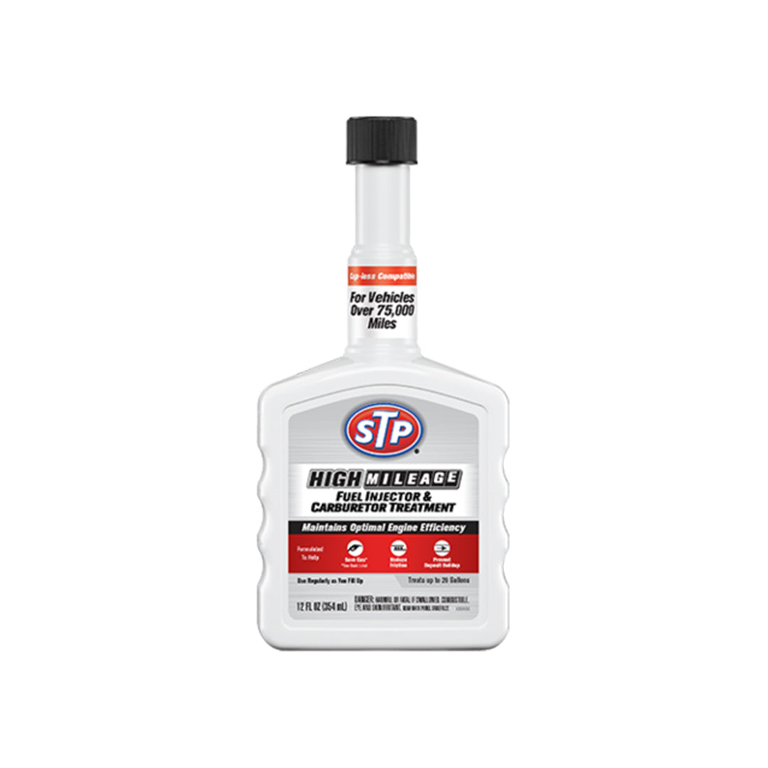 Fuel Additive Stp High Mileage Fuel Injector & Carburator Treatment 354Ml Plastic Bottle Pack 203712C (Usa)