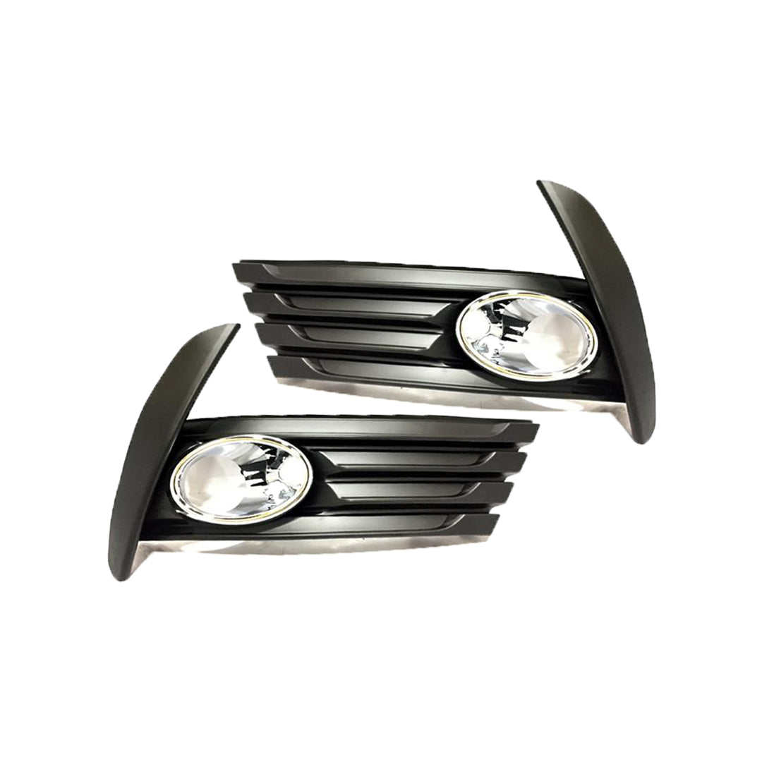 Car Fog Lamp Korealite Oem Fitting Halogen Toyota Corolla 2018 Metal Housing Glass Lens Clear Lens Black/Chrome Kl-7888 (China)