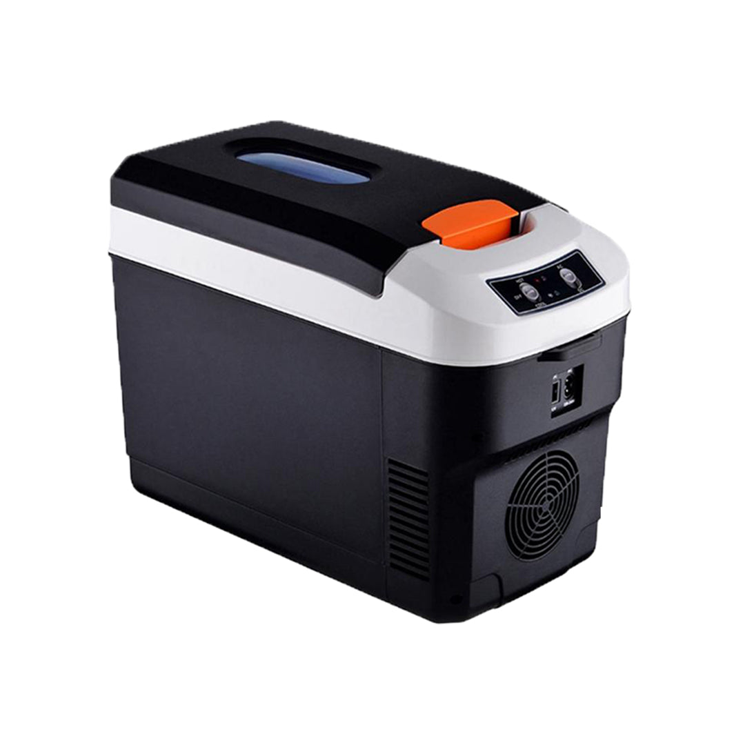 Automotive Portable Fridge/Cool Box Storage Box Design Cool + Warm 10L 12V/220V White/Black Fy-2183 (China)