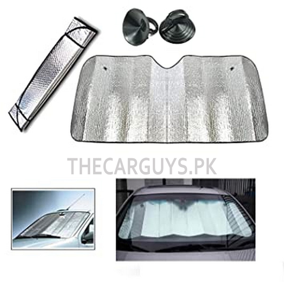Car Curtain Front Foil Not Printed Silver Fy-2166 (China)