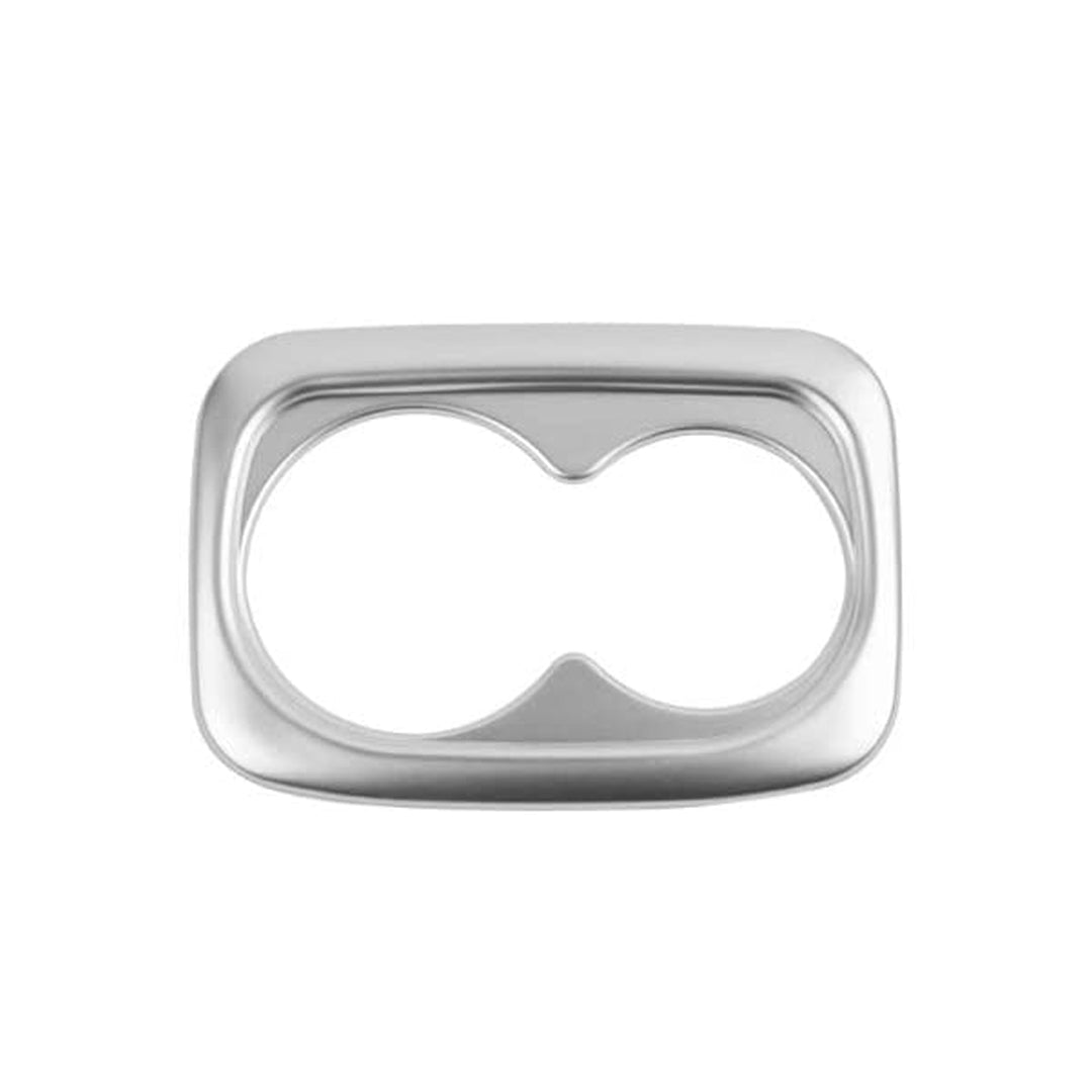 Chrome Drink Holder Frame Trim Plastic Tape Type Fitting Kia Sportage 2020 Silver 01 Pc/Set (China)