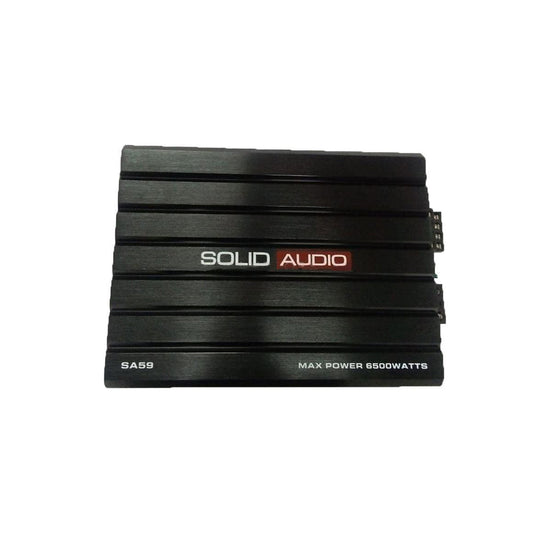 Car Stereo Amplifier Solid Audio 4 Channel 6500 Watts  Black Housing Metal Housing Sa59 (China)