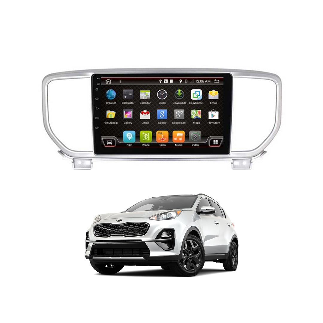 Car In Dash Touch Screen Android Panel Blaupunkt Tab Style Kia Sportage 2020 10" B/C Mtk 1 Gb 16 Gb Ips Display Gorilla Glass Silver Panel Navigation (China)