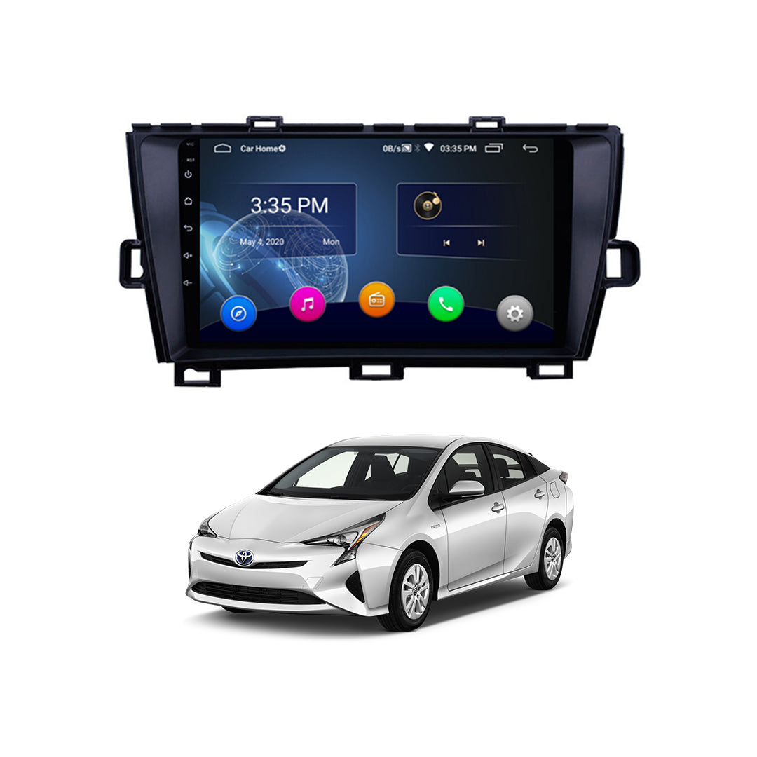 Car In Dash Touch Screen Android Panel Premium Brand Tab Style Toyota Prius 2018 9" B/A Mtk 1 Gb 16 Gb Ips Display Gorilla Glass Matt Black Navigation Prius Panel Pr-9050 (China)