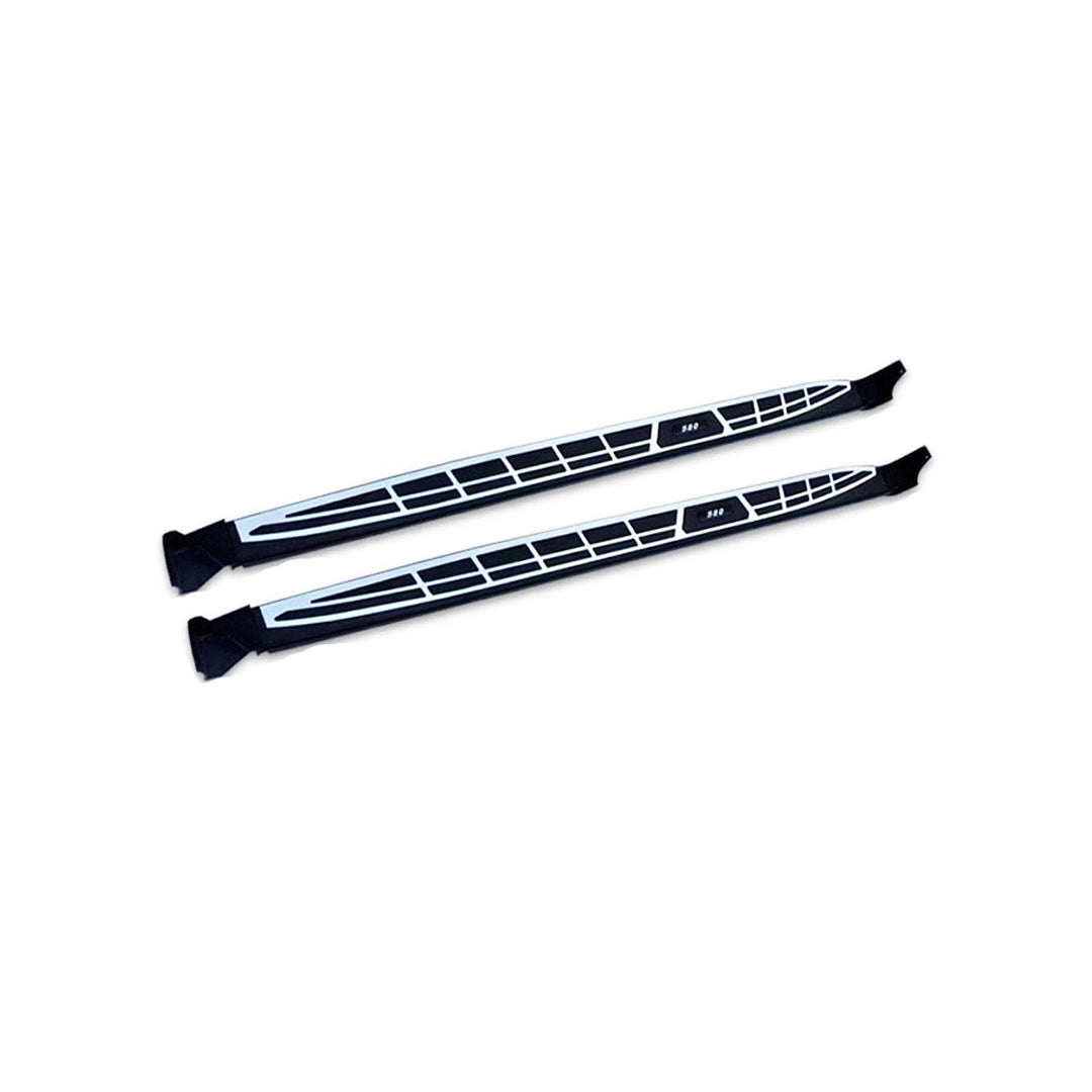 Side Step / Foot Board Version 03 Design Oem Fitting Dfsk Glory 580 2021 Aluminium Material Without Border Without Light Glory Monogram 02 Pcs/Set Black/Silver (China)