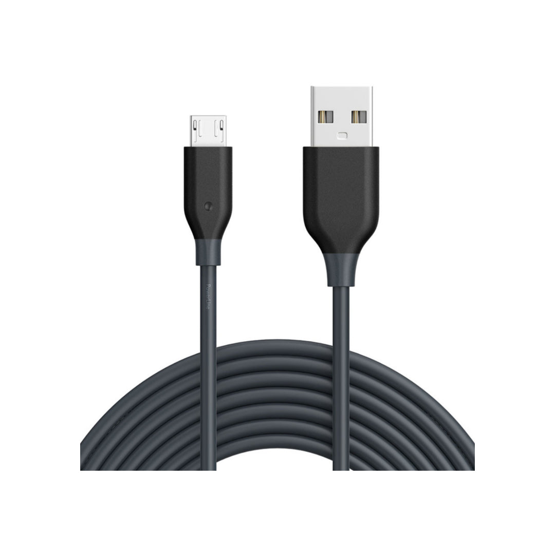 Mobile Charging / Data Cable Mt Power Usb To Android Single 3.8A Fast Charging 01 Meter Grey 01 Pc/Pack Colour Box Pack A1+Plus (China)