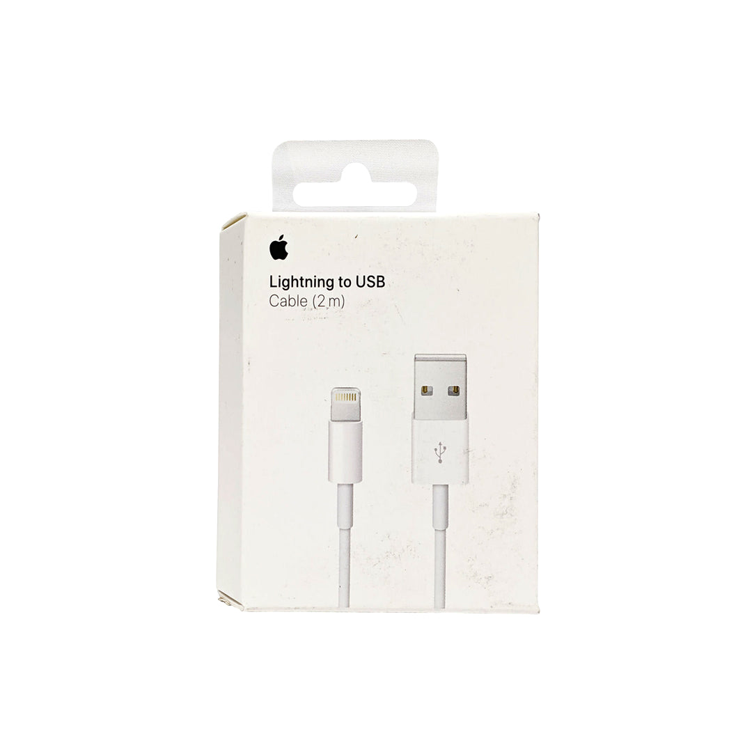 Mobile Charging / Data Cable Apple Usb To Iphone Single 1.2 Meters White 01 Pc/Pack Colour Box Pack (China)