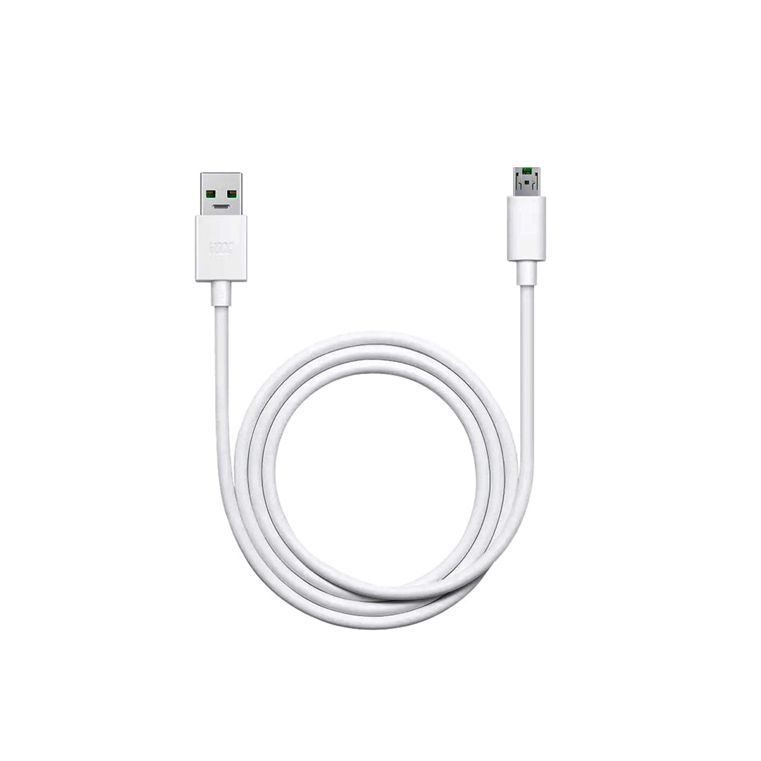 Mobile Charging / Data Cable Usb To Android Single 01 Meter White 01 Pc/Pack Bulk Pack