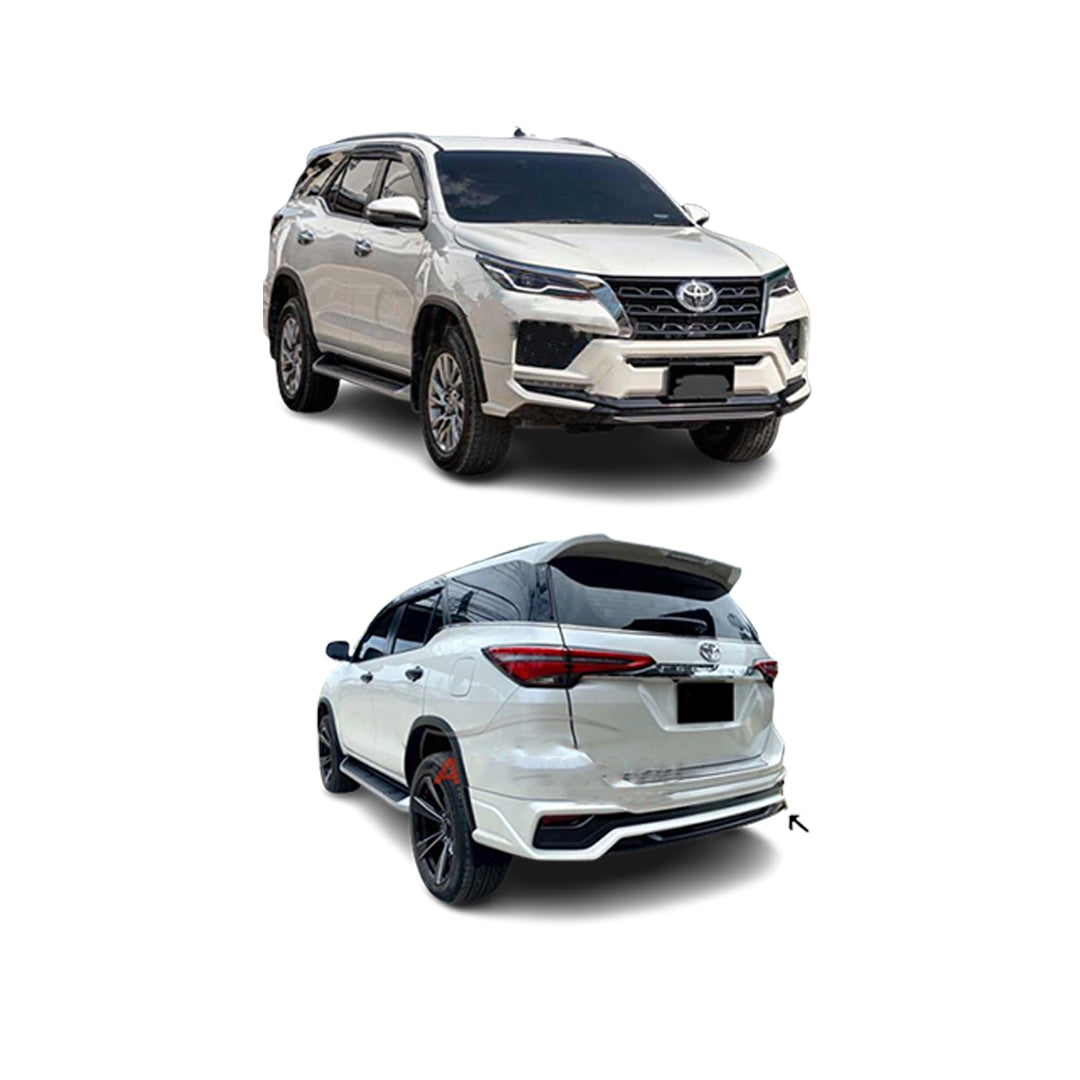 Face Up Lift Rider Design Toyota Fortuner 2021 Plastic Material Front + Back Sides Without Light Without Drl Covers Not Painted 06 Pcs/Set (Thailand)