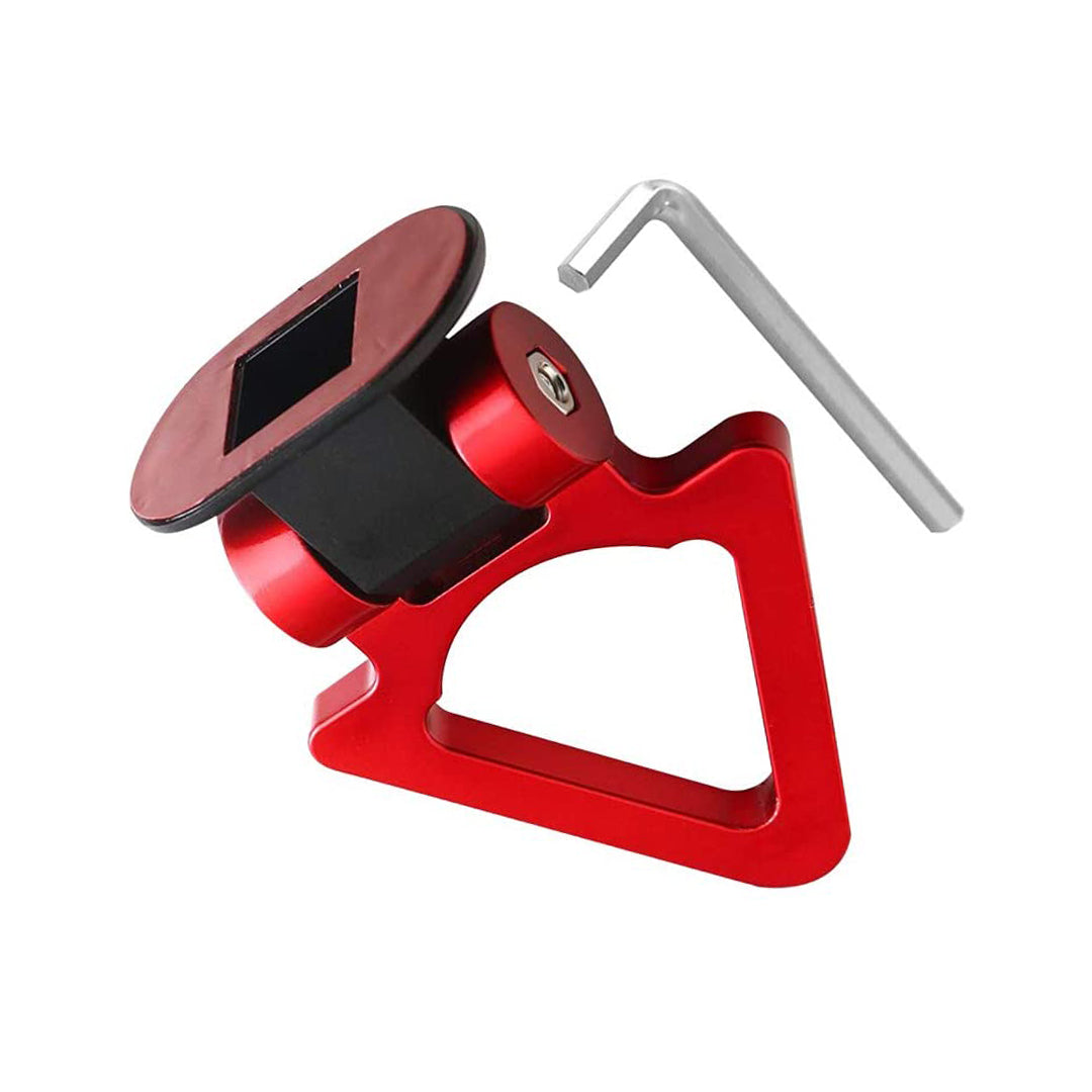 Decorative / Dummy Towing Hook Front Side Fitting Plastic Material Universal Fitting Red Standard Quality Blister Pack Triangle Shape (China)