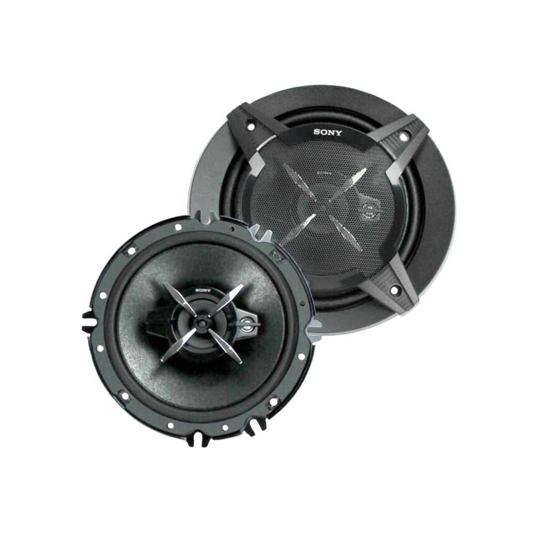 Car Speakers Sony 6" Round Shape 3-Way Coaxial 270W Ogp Universal Fitting 02 Pcs/Set Black Xs-Fb1630