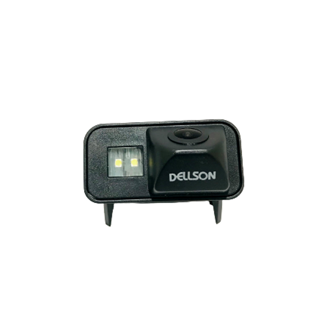 Car Parking Camera Dellson Fish Eye Lens Trunk Fitting Custom Fitting Toyota Corolla 2018 Nv Colour/Hd/Guide Lines M/G/L Plastic Housing Black Housing 12V Colour Box Pack (China)